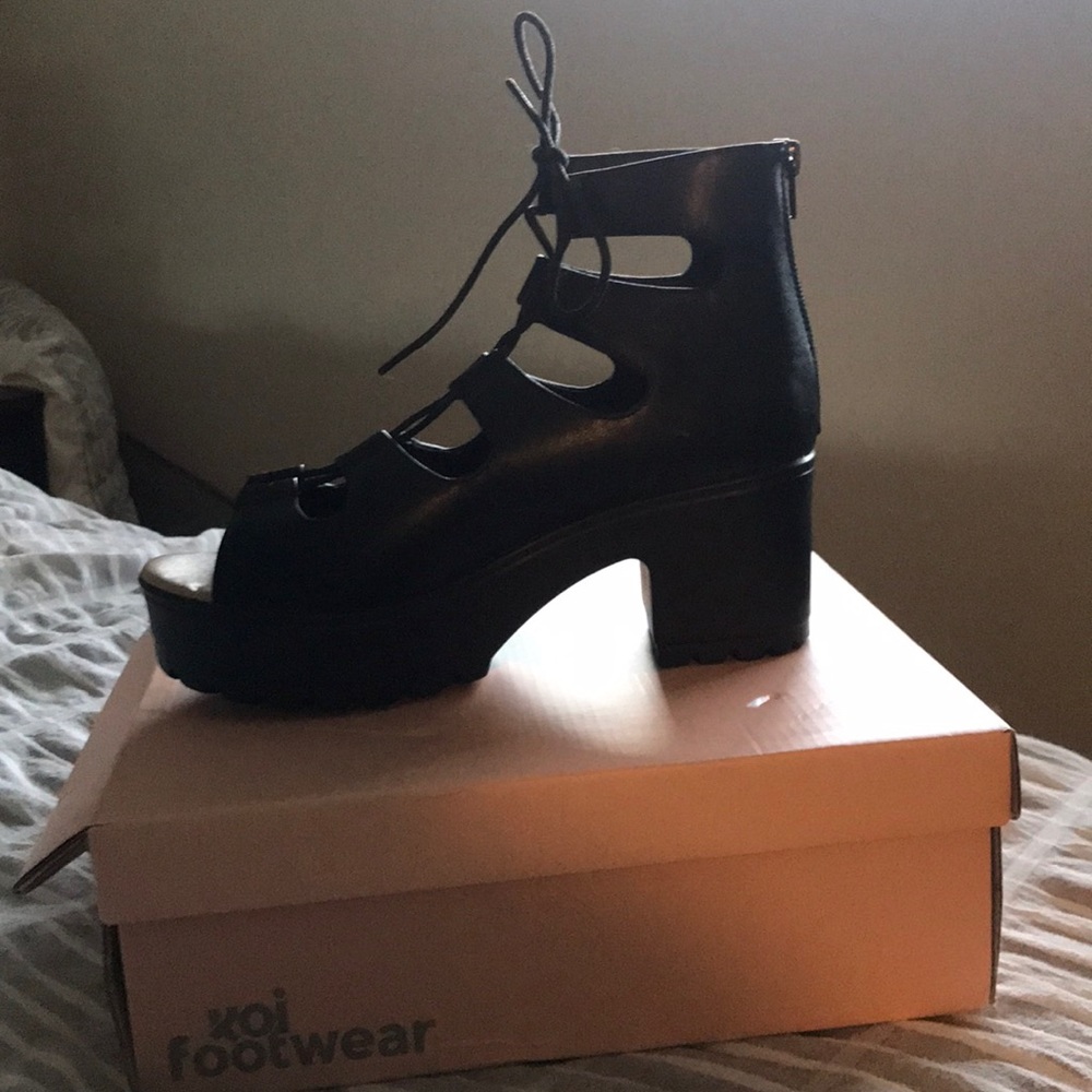 Black Strappy Sandal